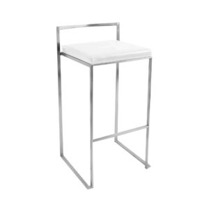 Ashton White Bar Stool
