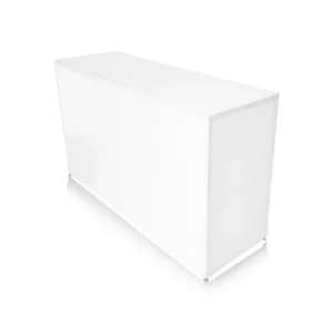 6 ft Blanc Registration Counter (Cable Grommets)