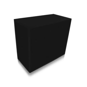 4 ft Black Acrylic Bar