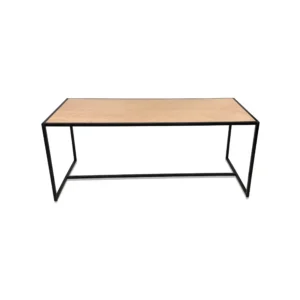 Parson Black Table (Maple Top)