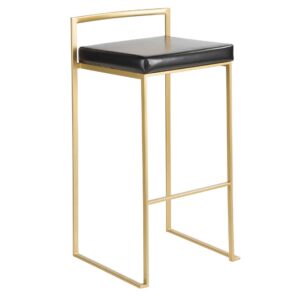 Ashton Gold Black Bar Stool