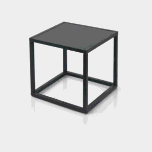 Black Club End Table