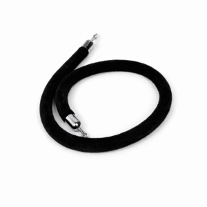 6ft Black Velour Rope