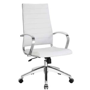 Manhattan White High Back Executive Chair