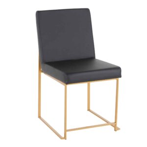 Gatsby Gold Black Chair
